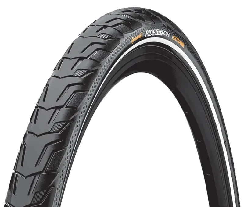 Continental RIDECity 26x1.75 Tyre in Black Reflective 